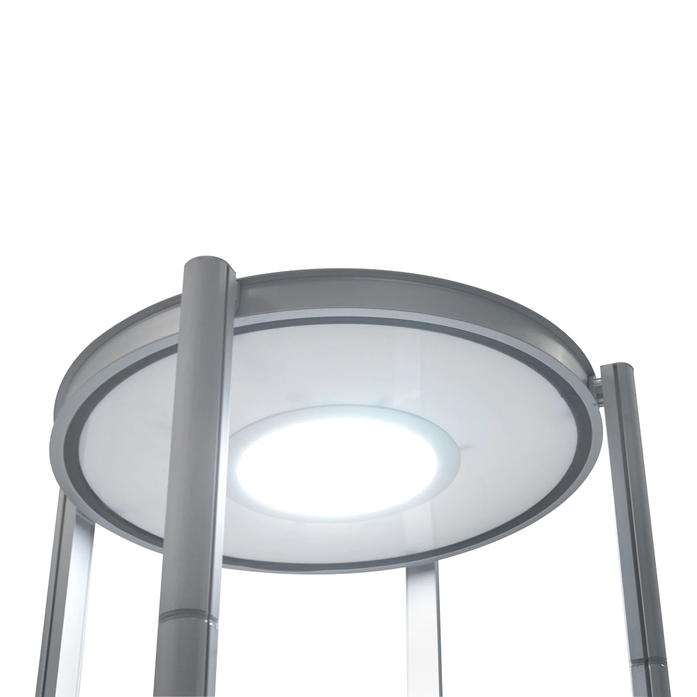 Lampe DEL intégrée dans vitrine Helix version haute